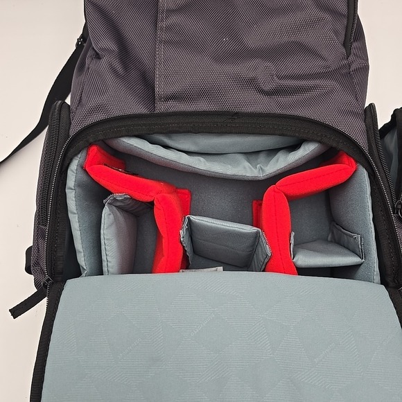 Manfrotto Metropolitan Camera Backpack Gray for Laptop Drone DSLR Bag Dividers - Picture 5 of 9